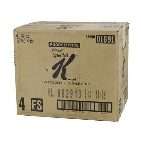 KELLOGGS Kellogg's Special K Cereal 32 oz. Bag, PK4 3800001691
